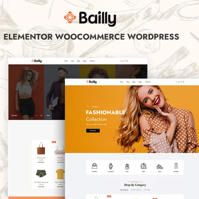 Bailly – Elementor WooCommerce WordPress Theme