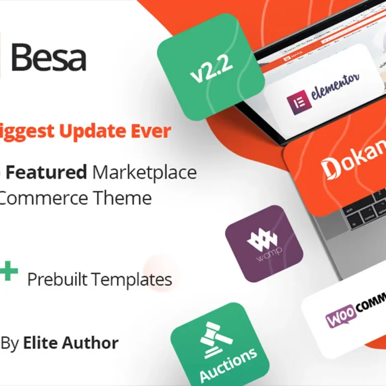 Besa – Elementor Marketplace WooCommerce Theme