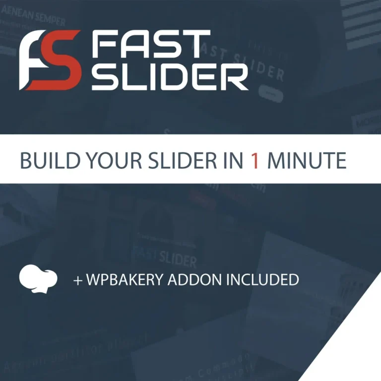 Fast Slider – Easy and Fast – Slider Plugin for WP